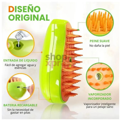 Cepillo De Vapor Para Mascotas